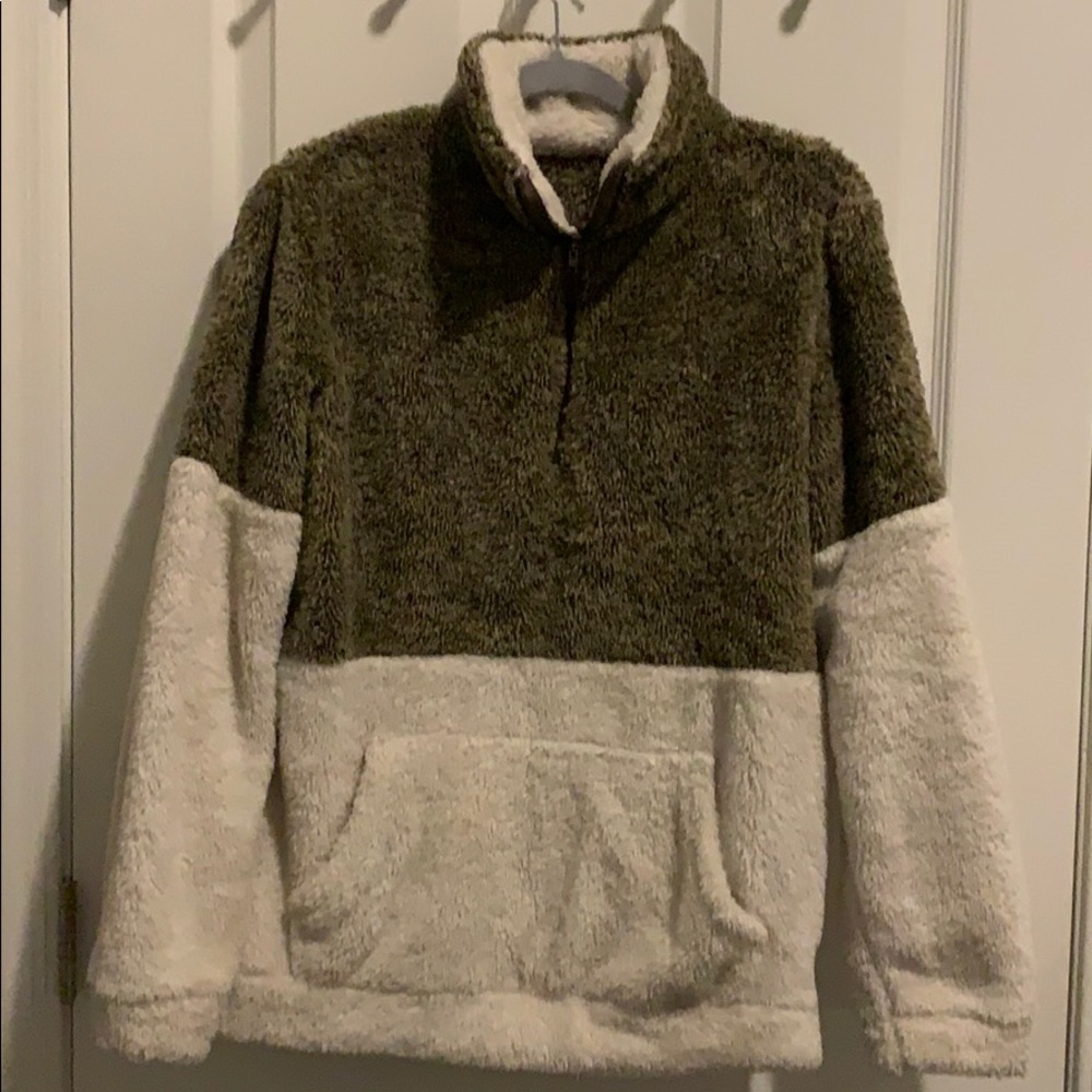 Fleece sherpa 1/4 zip